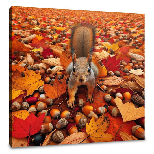 Autumn Forager Canvas - Main Image