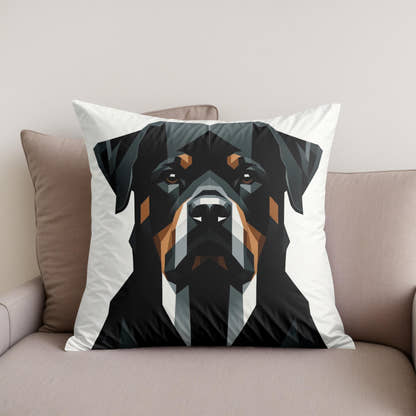 Rottweiler's Realm Cotton Cushion - Secondary Image