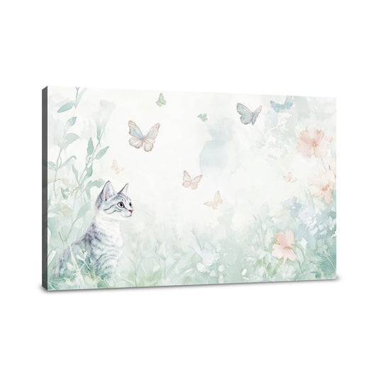 Butterfly Watcher Canvas - Main Image