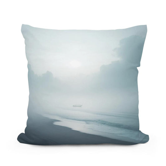 Coastal Fog Cotton Cushion - Main Image