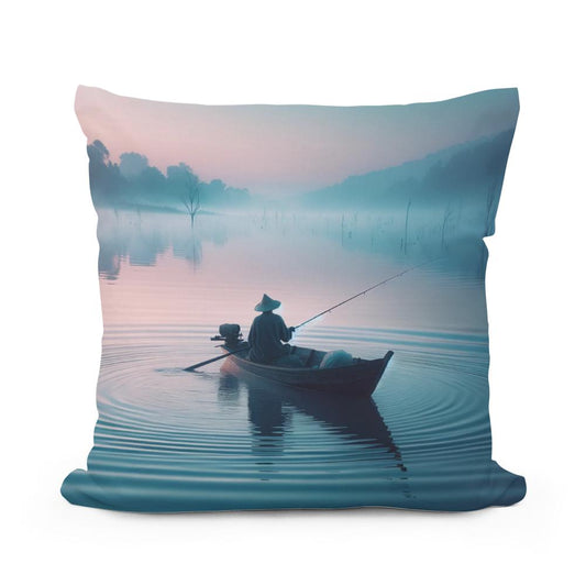 Dawn Angler Cotton Cushion - Main Image