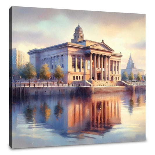 Morning Light at Liverpool Museum Canvas - Main Image