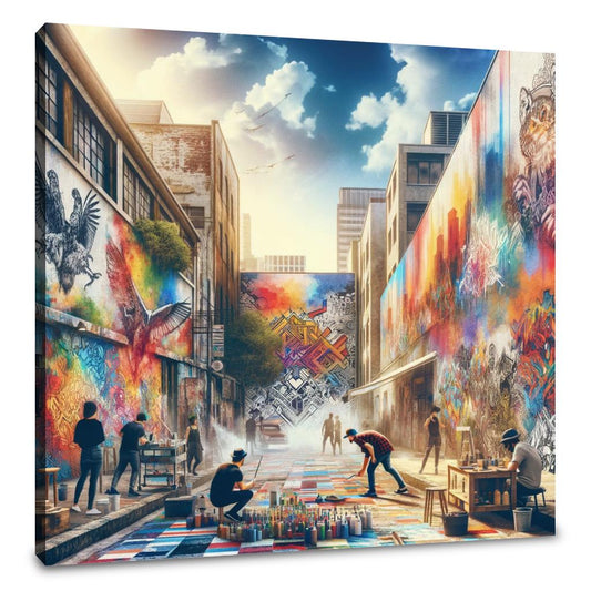 Alley Art Summer Gallery Canvas - Main Image