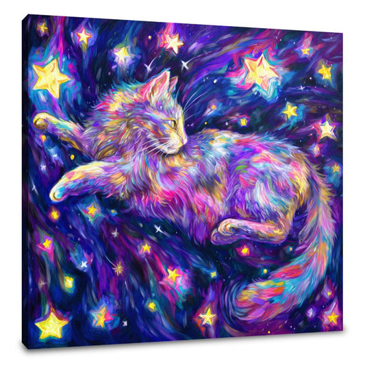 Cosmic Cat Canvas - Main Image