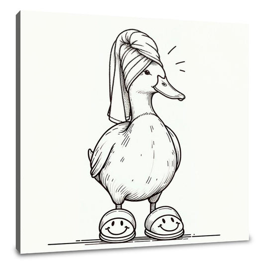 Duck's Spa Day Canvas - Main Image