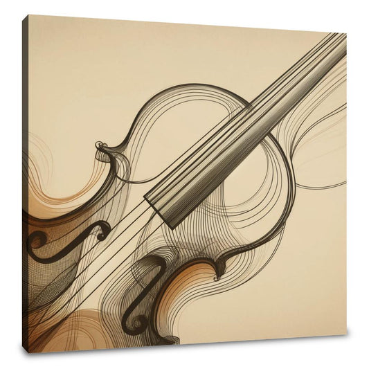 Melodic Curves Canvas - Main Image