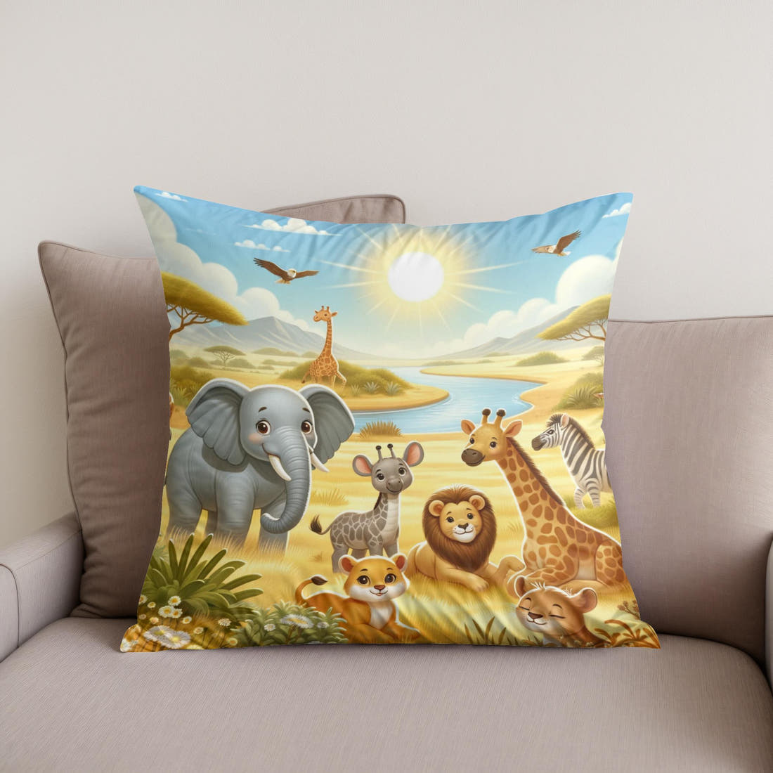 Savannah Sojourn Cotton Pillow - Secondary Image
