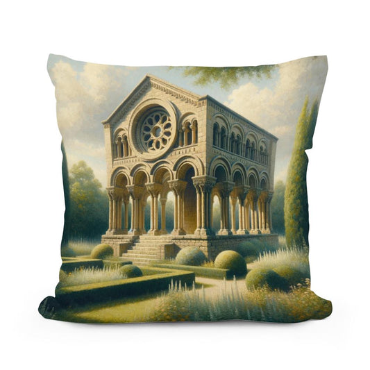 Romanesque Reverie Cotton Cushion - Main Image