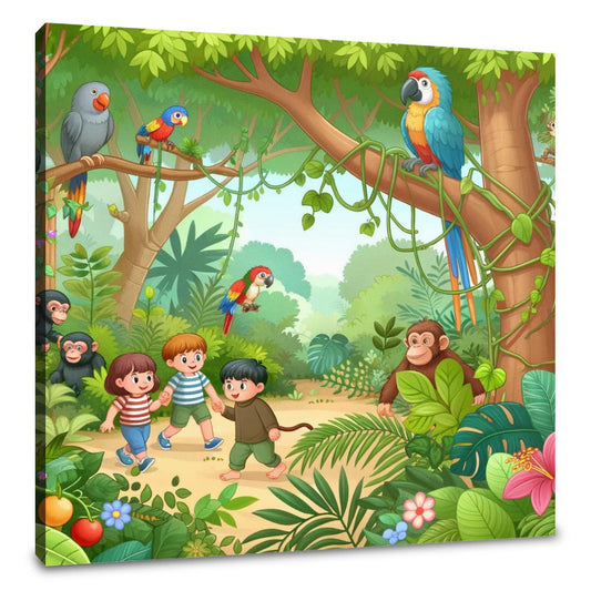 Jungle Explorers Canvas - Main Image
