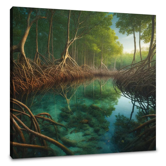 Serene Mangrove Canvas - Main Image