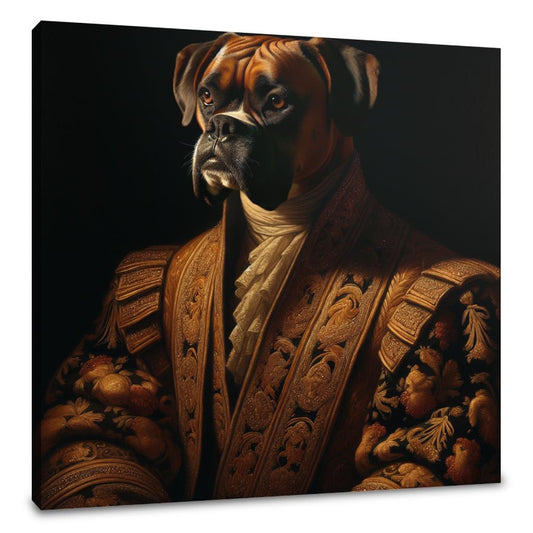 Regal Boxer Nostalgia Canvas - Main Image