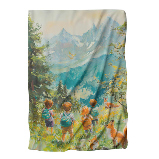 Mountain Adventure Blanket - Main Image