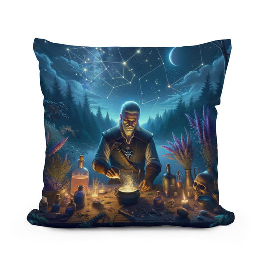 Alchemy Under Stars Cotton Cushion - Main Image