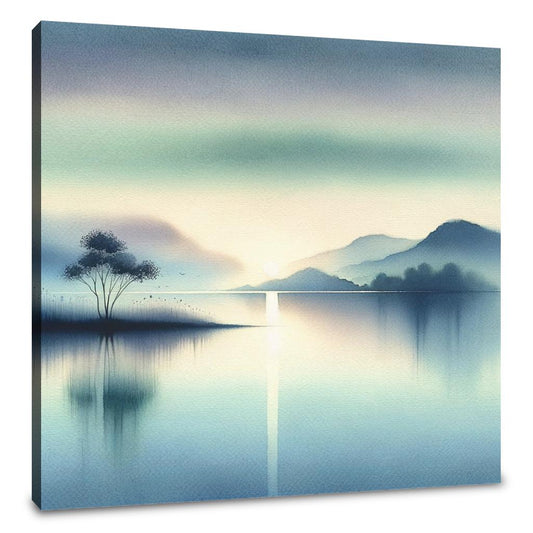 Serene Waterscape Canvas - Main Image
