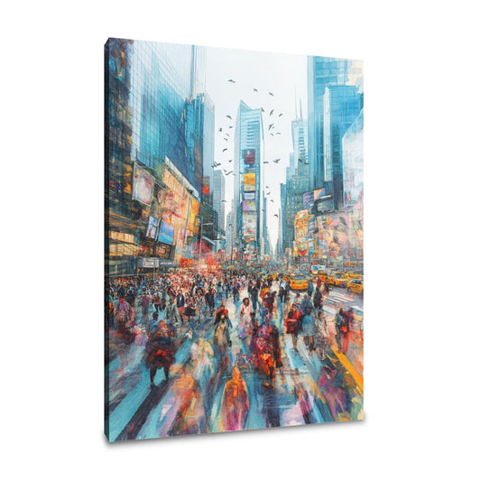 Lively Urban Dreamscape Canvas - Main Image