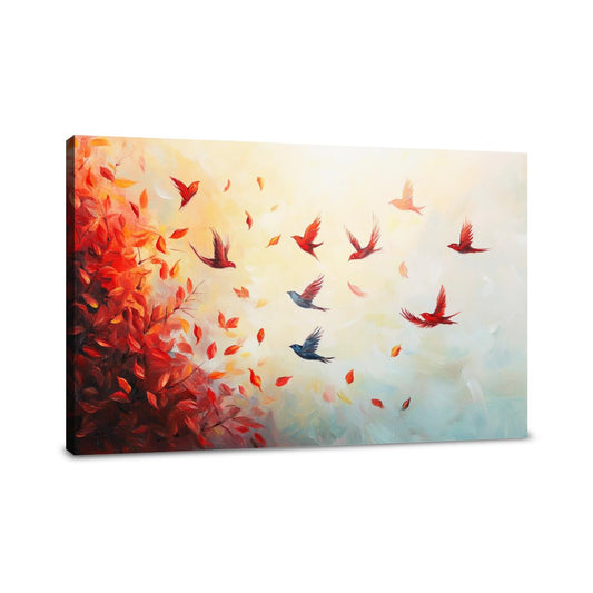 Feathered Leaf Canvas - Main Image