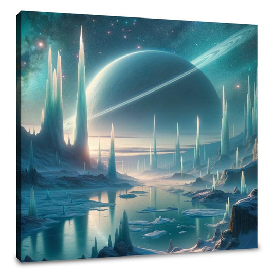 Nebula Ice Spires Canvas - Main Image