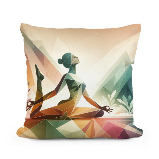 Yoga Bliss Cotton Cushion - Main Image