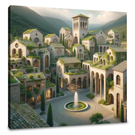 Romanesque Reimagined Canvas - Main Image
