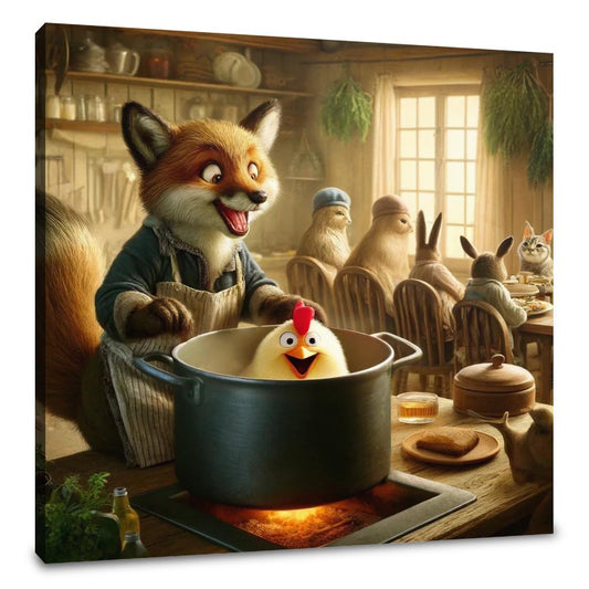Rustic Kitchen Banquet Canvas - Main Image