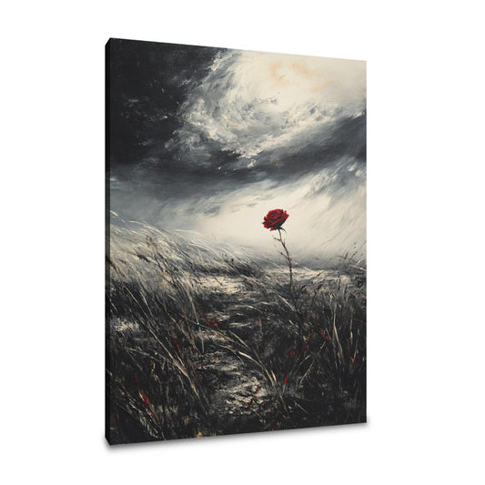 Crimson Rose Serenade Canvas - Main Image