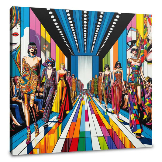 Pop Art Fashion Spectacle Canvas - Main Image