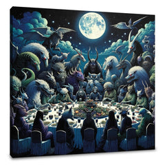 Banquet of the Yokai Canvas - Main Image
