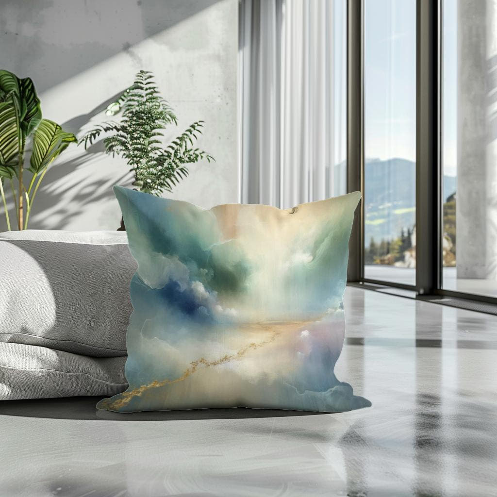 Ethereal Nature's Path Cotton Cushion - Secondary Image 3