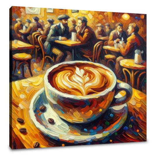 Enchanted Café Cappuccino Canvas - Main Image