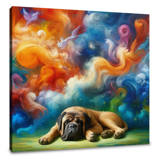 Dreamer's Realm Bullmastiff Canvas - Main Image