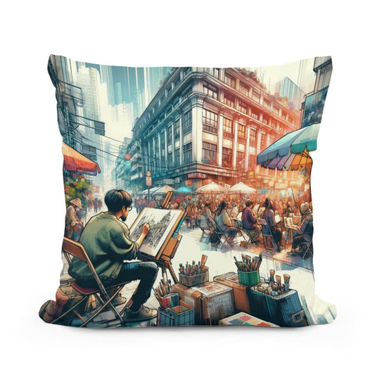 City Pulse Cotton Cushion - Main Image