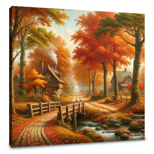 Autumn Lane Canvas - Main Image