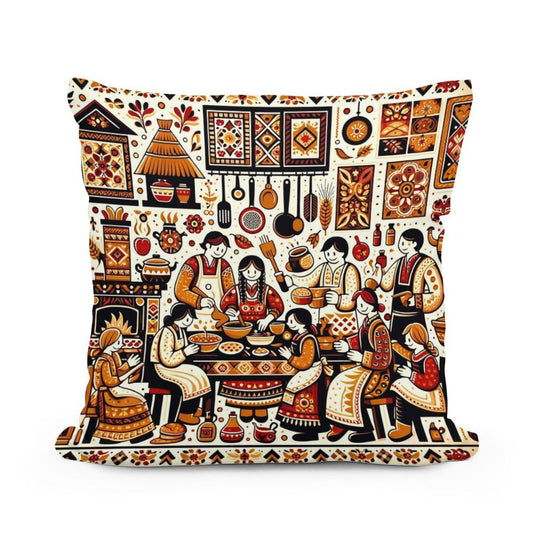 Communal Kitchen Joy Cotton Cushion - Main Image
