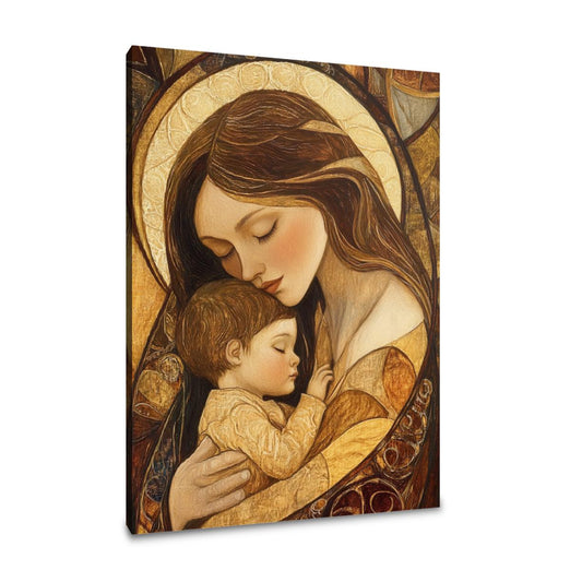Maternal Serenity Canvas - Main Image