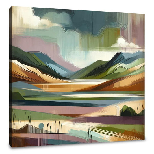 Highland Abstract Canvas - Main Image