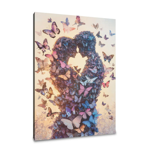 Embrace of Winged Lovers Canvas - Main Image