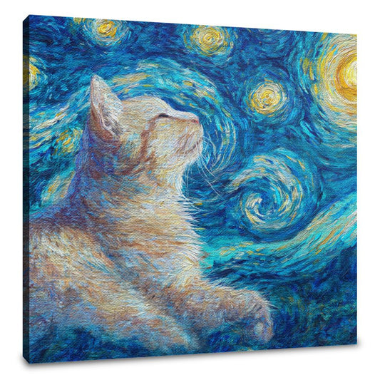 Starry Cat Canvas - Main Image