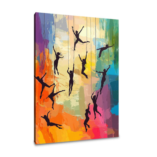 Acrobatics Vibrant Canvas - Main Image