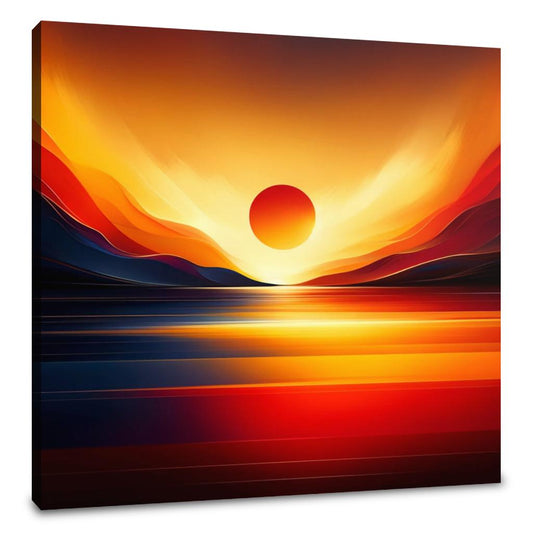 Sunset Simplicity Canvas - Main Image