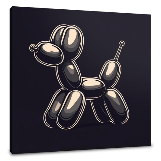 Whimsical Balloon Dog Canvas - Main Image