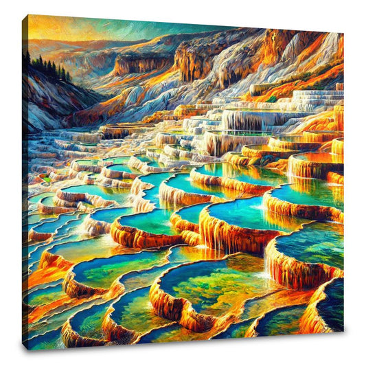 Terraced Springs Canvas - Main Image