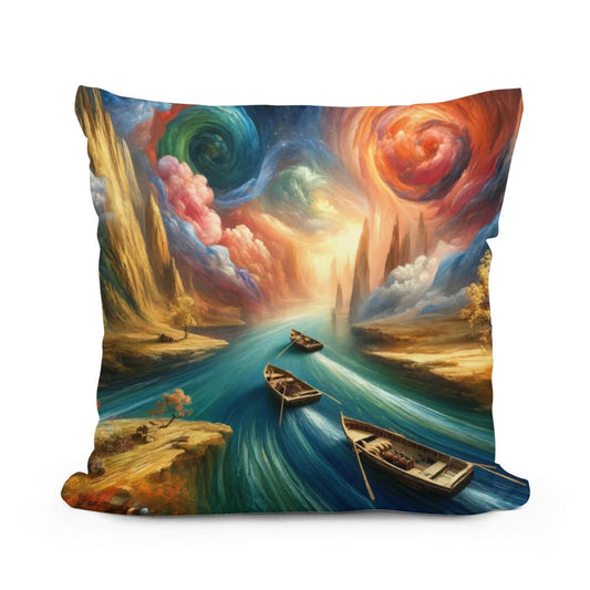 Mystical Voyages Cotton Cushion - Main Image