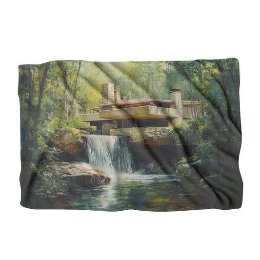 Mystical Midday Fallingwater Blanket - Main Image