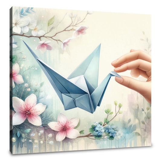 Origami Serenity Canvas - Main Image