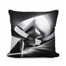 Modern Mirage: Light and Structure Cotton Cushion - Main Image