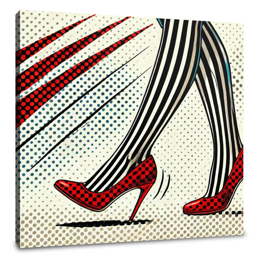 Striped Tights Canvas - Main Image