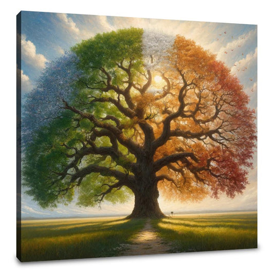 Timeless Oak Seasons Canvas - Main Image