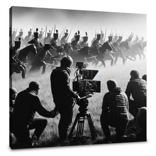 Battlefield Reenactment Canvas - Main Image
