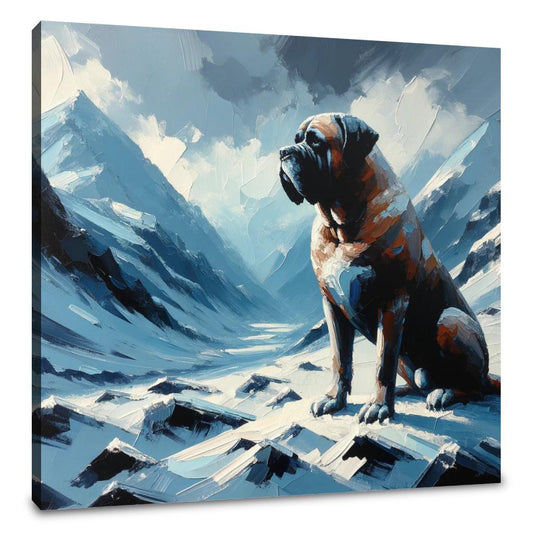 Mountain Sentinel Bullmastiff Canvas - Main Image