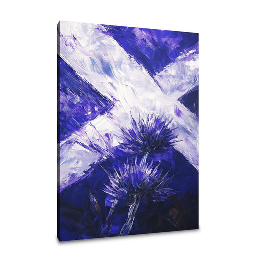 Scottish Thistle Emblem Canvas - Main Image